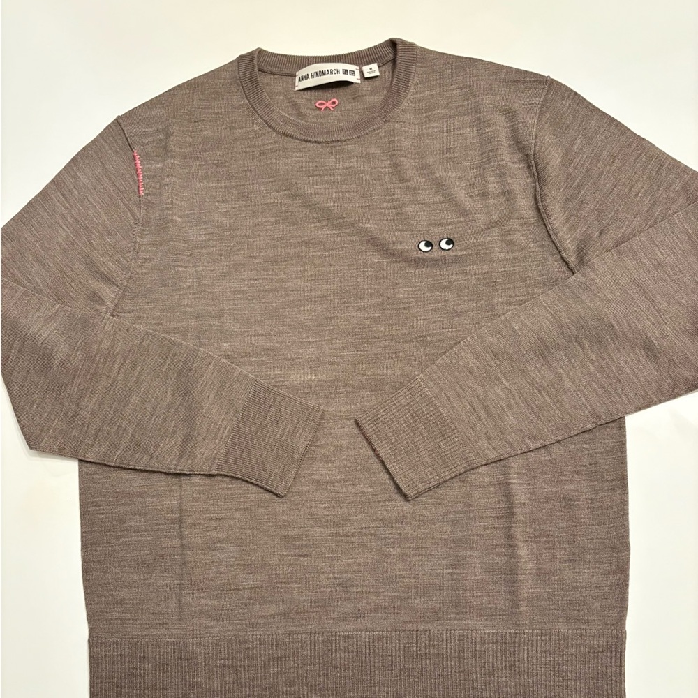 Uniqlo X Anya Hindmarch 100% Merino Wool Sweater - Brown